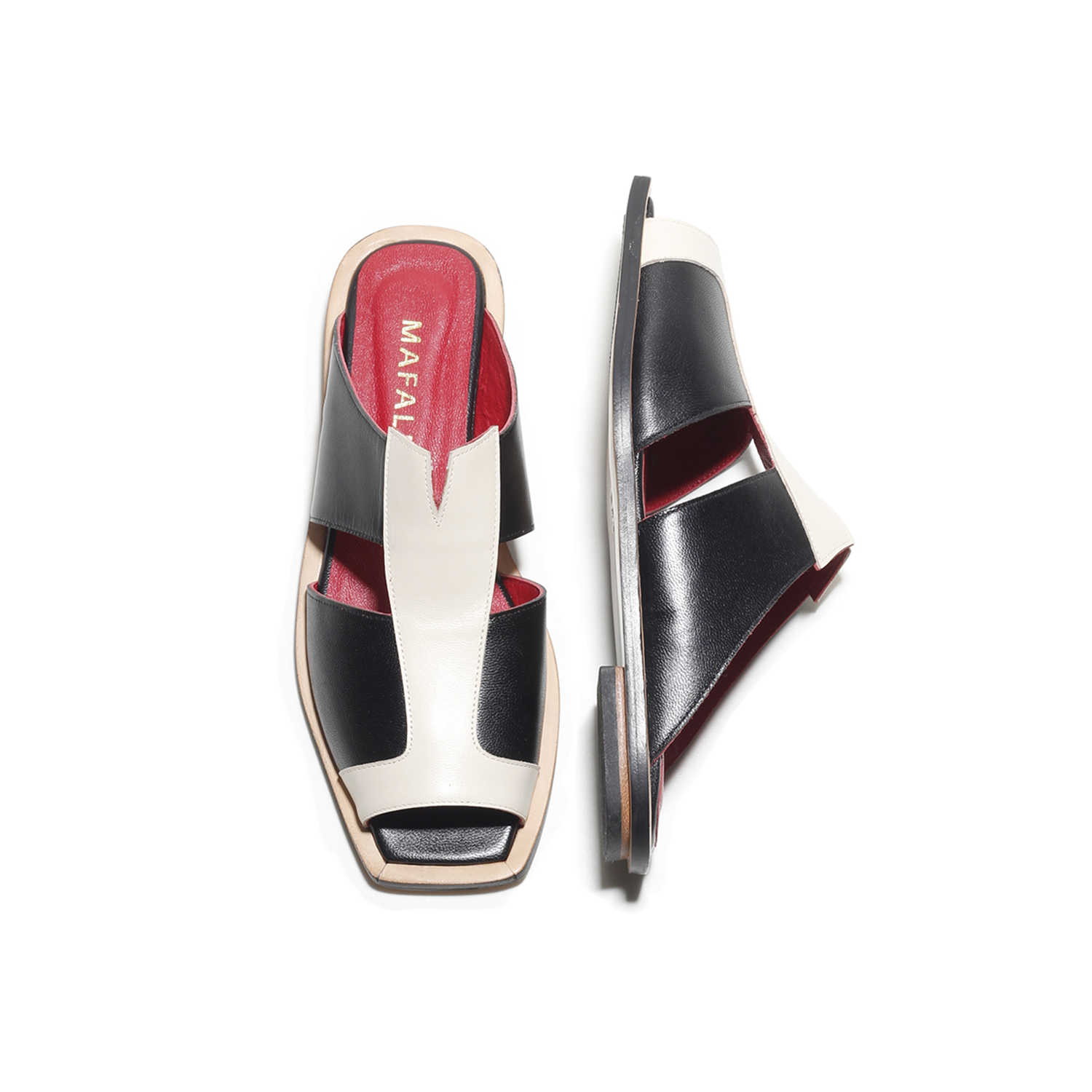 Elza Colorblock Mules