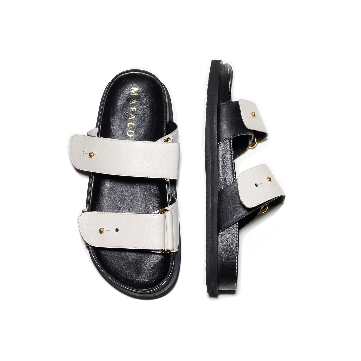 Francine Off-White Slides