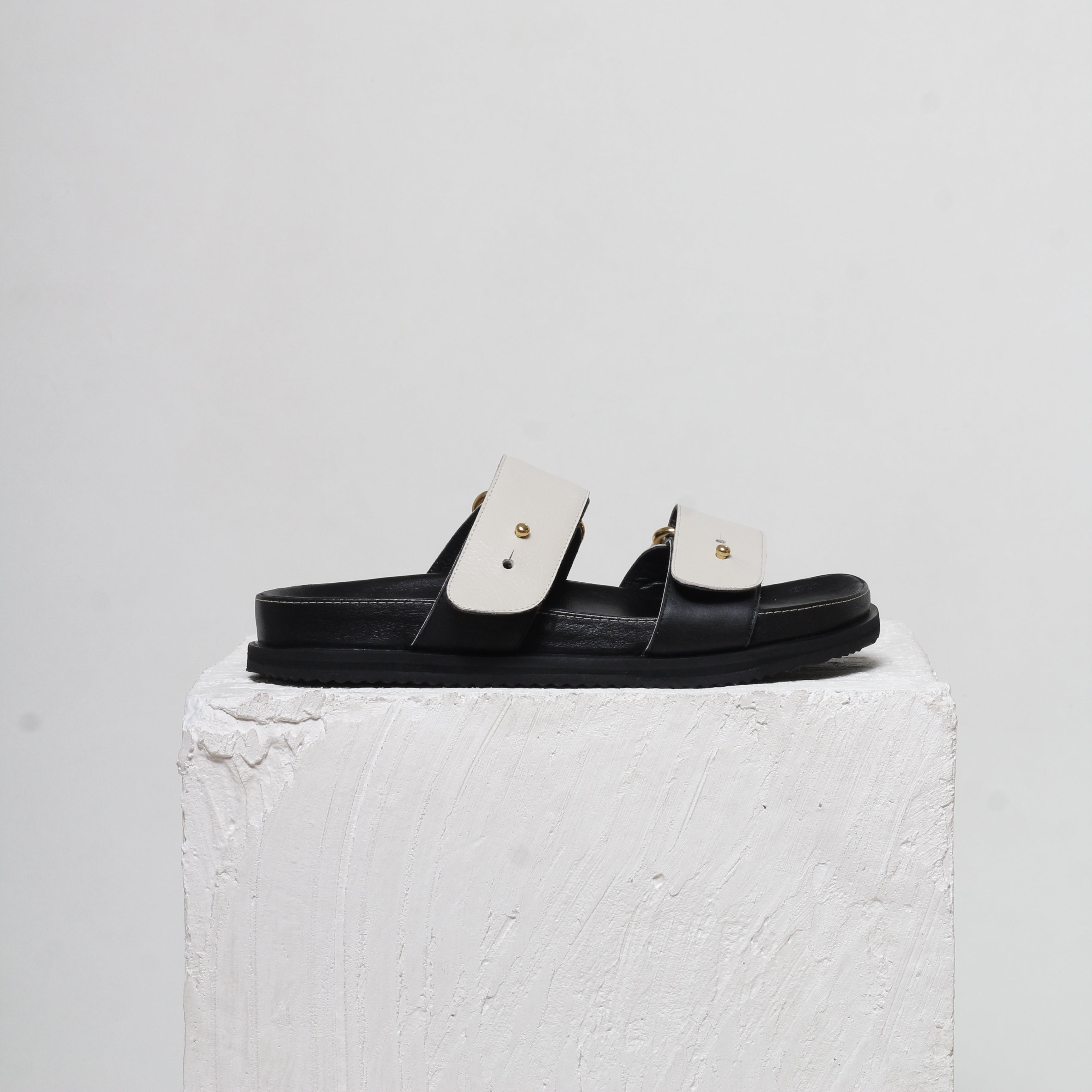 Francine Off-White Slides