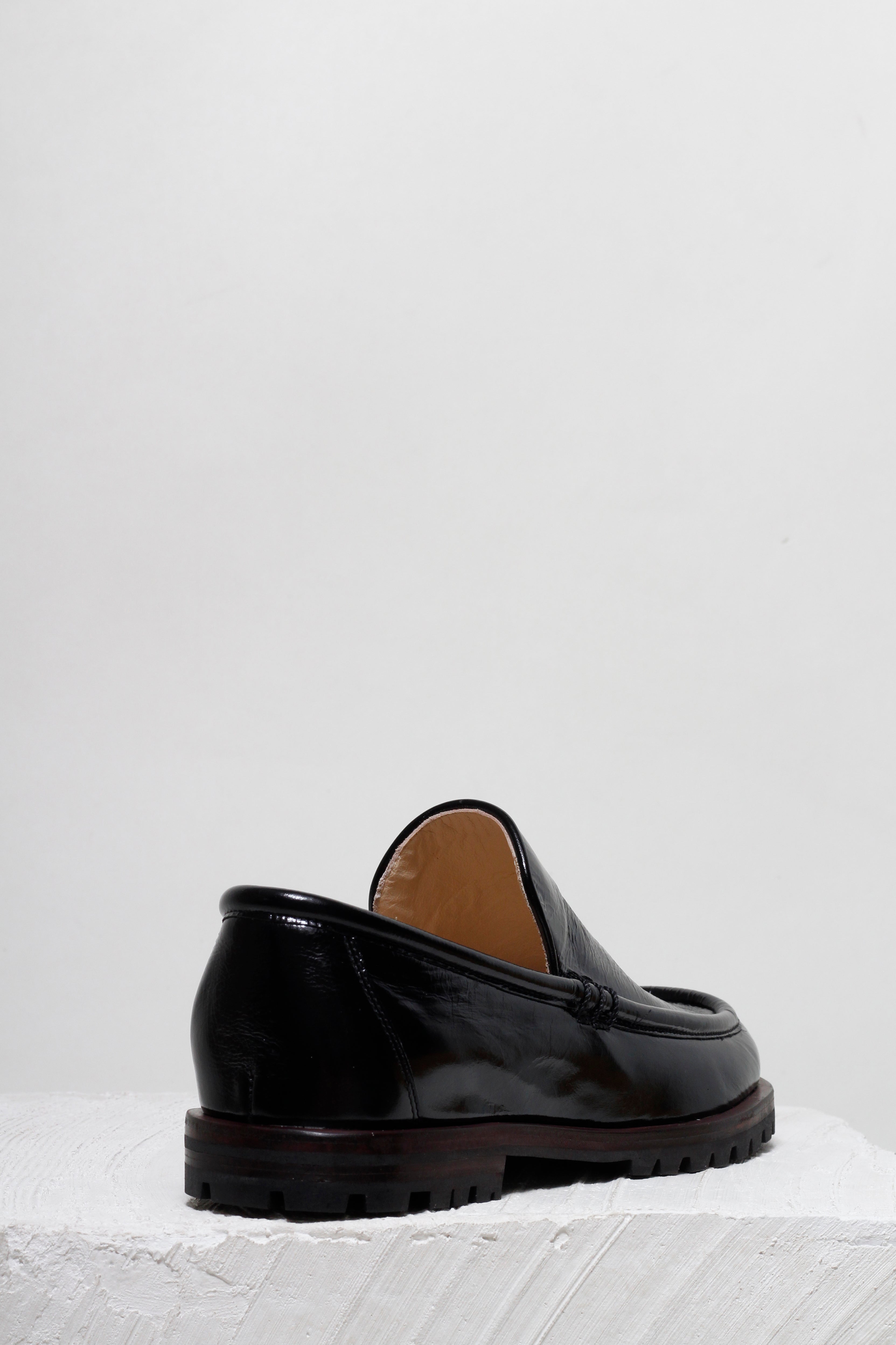 Dorothy Black Patent Loafer