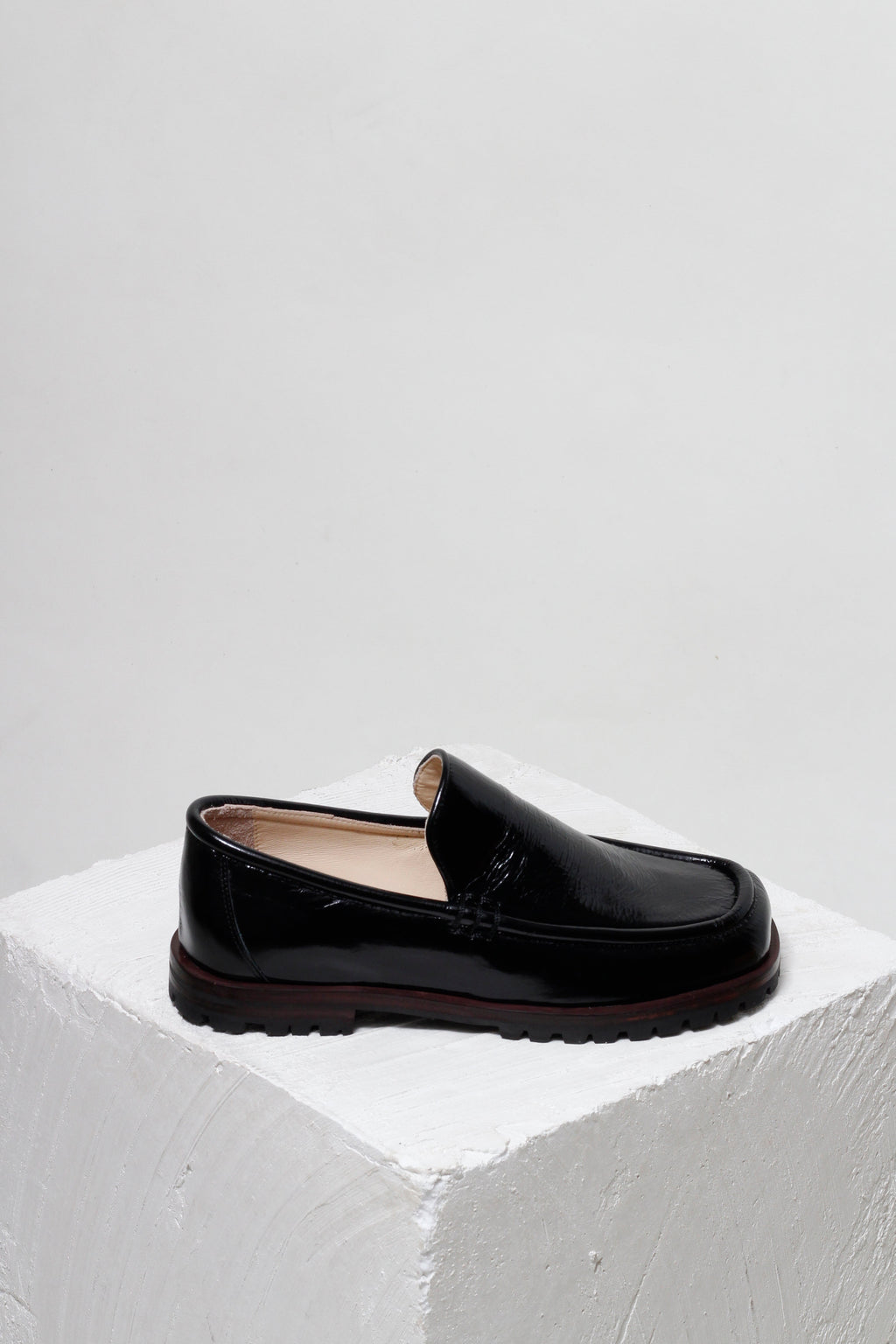Dorothy Black Patent Loafer