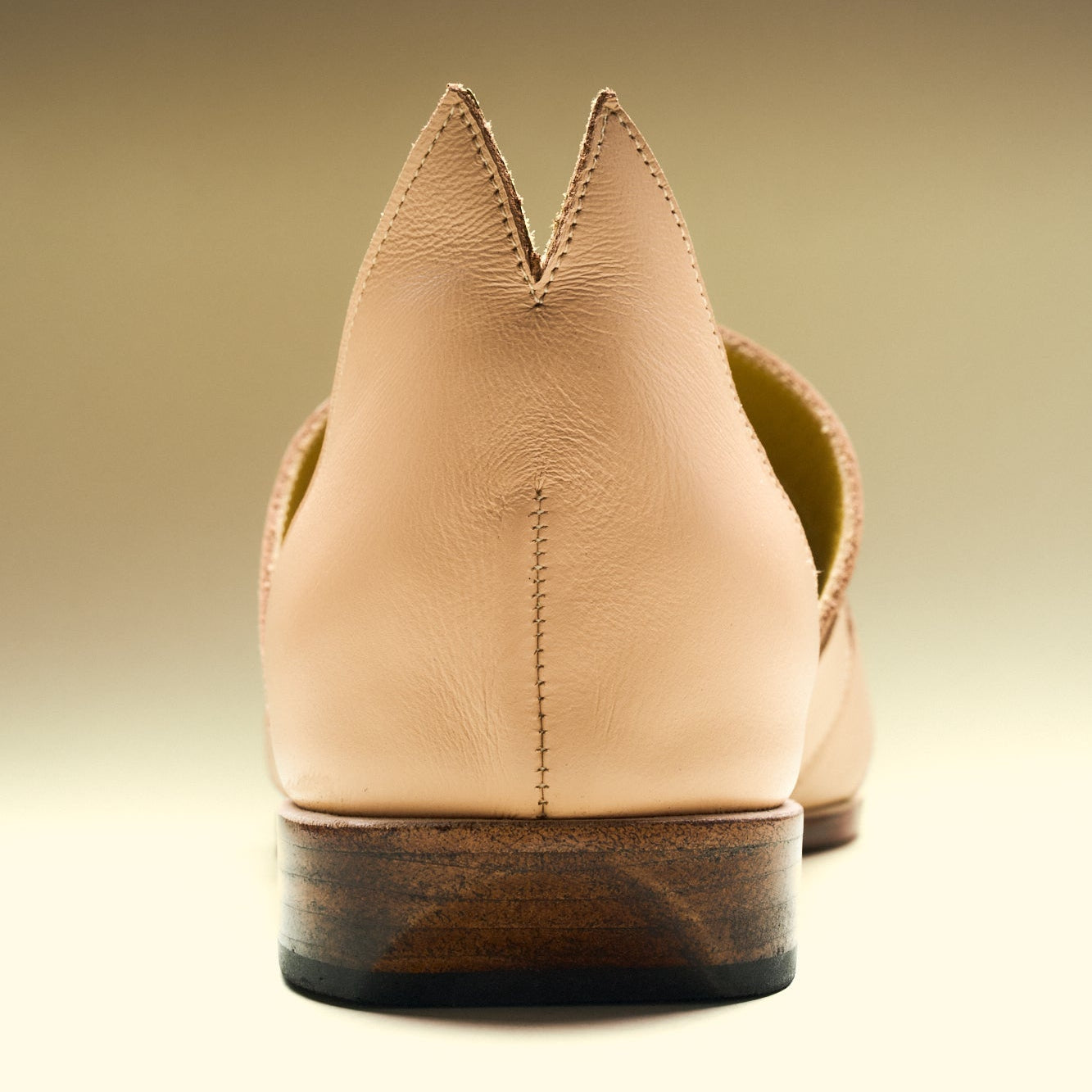 Gisele Light Tan Peep-Toe Sandals